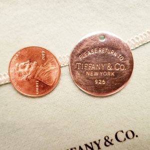 Tiffany & Co Vintage RTT large tag